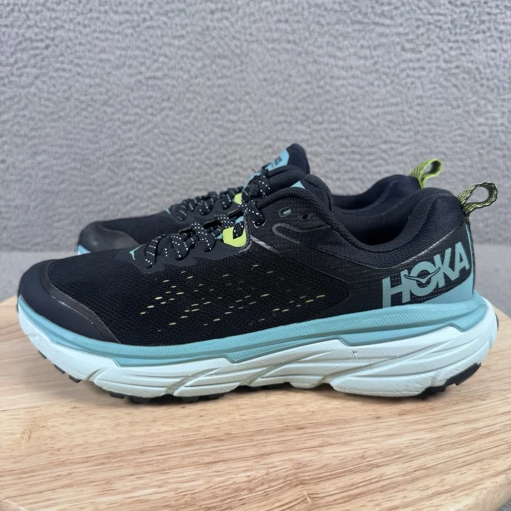 Hoka One One Challenger ATR 6 Womens 7.5 Blue Trail Running Hiking Shoes 1106512